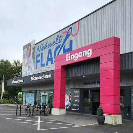 Nähwelt Flach: der Laden