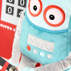 Nähanleitung Kuscheltier Roboter