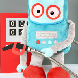 Nähanleitung Roboter Kuscheltier