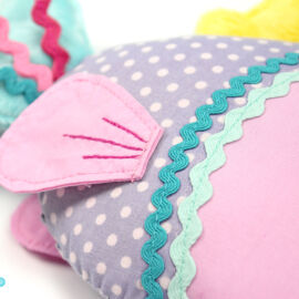 Nähen für Kinder Fisch Kuscheltier