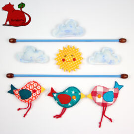 Schnittmuster Babymobile „Familie Pieps“ von RoteRatte Schnittmuster Babymobile "Familie Pieps" von RoteRatte