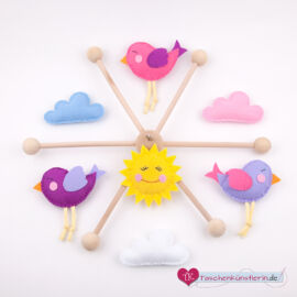 Schnittmuster Babymobile „Familie Pieps“ von Taschenkünstlerin Schnittmuster Babymobile "Familie Pieps" von Taschenkünstlerin