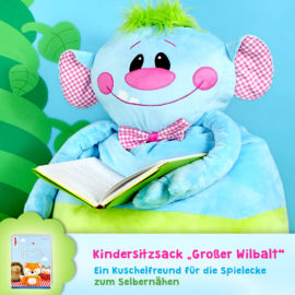 Schnittmuster Kindersitzsack "Großer Wilbalt"