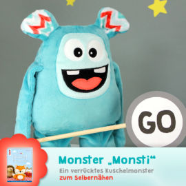Schnittmuster Kuschelmonster "Monsti