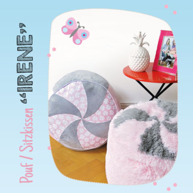 Schnittmuster Pouf / Sitzkissen Nähanleitung – SEWwhat? 2017 byGraziela Special Edition Schnittmuster Pouf / Sitzkissen Nähanleitung - SEWwhat? 2017 byGraziela Special Edition