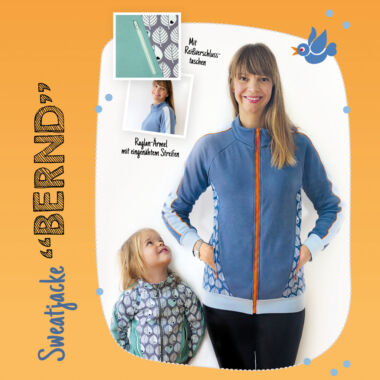 Schnittmuster Sweatjacke Nähanleitung – SEWwhat? 2017 byGraziela Special Edition Schnittmuster Sweatjacke Nähanleitung - SEWwhat? 2017 byGraziela Special Edition