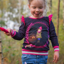 Schnittmuster Pullover / Top Rüschenshirt „MERRY“: Probenähergebnis von Lexaja näht Schnittmuster Pullover / Top Rüschenshirt "MERRY": Probenähergebnis von Lexaja näht