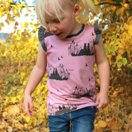 Schnittmuster Pullover / Top Rüschenshirt „MERRY“: Probenähergebnis von ZwoaHerzala Schnittmuster Pullover / Top Rüschenshirt "MERRY": Probenähergebnis von ZwoaHerzala