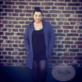 Schnittmuster Cardigan „CHILLY“: Probenähergebnis von StarLetts Schnittmuster Cardigan "CHILLY": Probenähergebnis von StarLetts