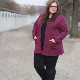 Schnittmuster Cardigan „CHILLY“: Probenähergebnis von Le.Ni.Ki Schnittmuster Cardigan "CHILLY": Probenähergebnis von Le.Ni.Ki