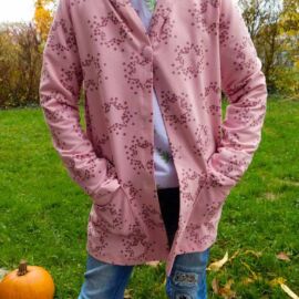 Schnittmuster Cardigan „CHILLY“: Probenähergebnis von Kleine Eule Nähglück Schnittmuster Cardigan "CHILLY": Probenähergebnis von Kleine Eule Nähglück