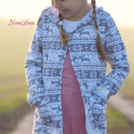 Schnittmuster Cardigan „CHILLY“: Probenähergebnis von NoraLeen Handmade with love Schnittmuster Cardigan "CHILLY": Probenähergebnis von NoraLeen Handmade with love