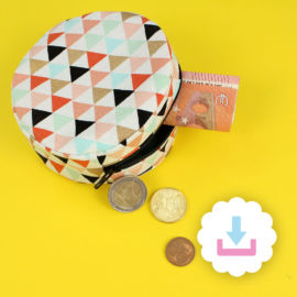 Schnittmuster Reißverschlusstäschchen Schnittmuster Reißverschlusstäschchen