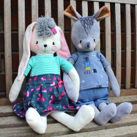 Schnittmuster Hase „MELLY“ & Maus „MATTES“: Probenähergebnis von Timda Schnittmuster Hase "MELLY" & Maus "MATTES": Probenähergebnis von Timda